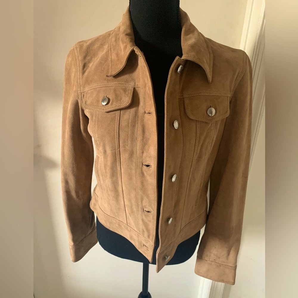 Michael Kors Tan Suede Jacket